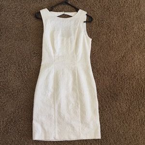 H&M Embroidered Tea Length Dress